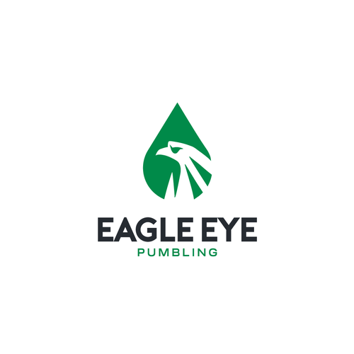 Eye catching and very marketable logo for plumbing company. The company name is Eagle Eye Plumbing Design by juedesigns