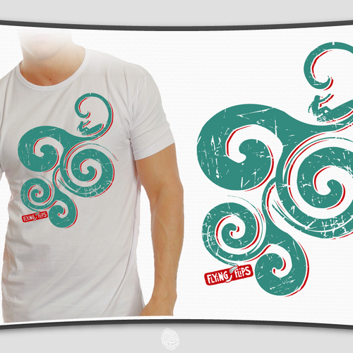 A dope t-shirt design wanted for FlyingFlips.com Diseño de identity12