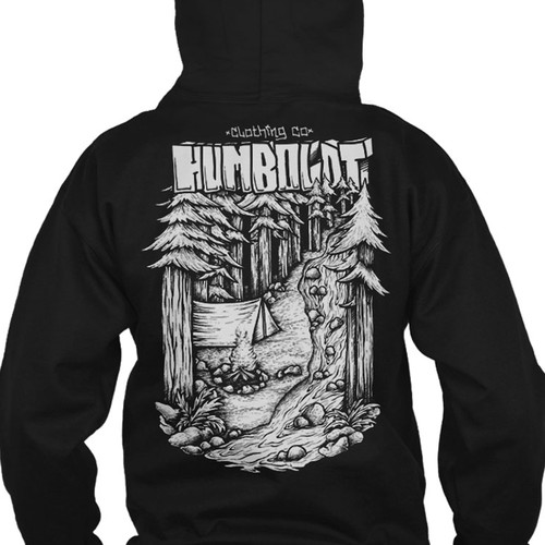 Humboldt Clothing Company needs original pen and ink style hoodie design Design by Heartless