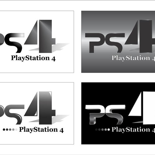 Community Contest: Create the logo for the PlayStation 4. Winner receives $500! Design by Fonzai77