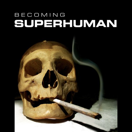 "Becoming Superhuman" Book Cover Diseño de KShamna