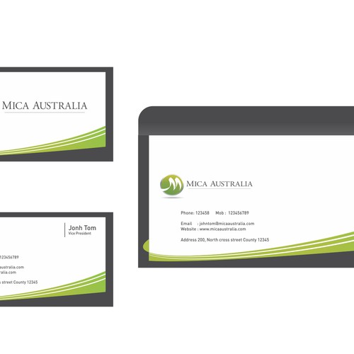 stationery for Mica Australia  Ontwerp door Rsree