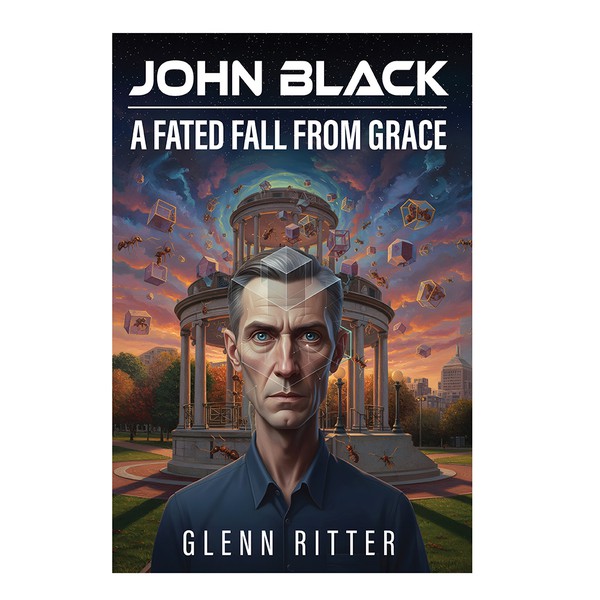 Cover design for science fiction book