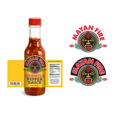 Design di Mayan Fire Hot Sauce di OrangeCrush