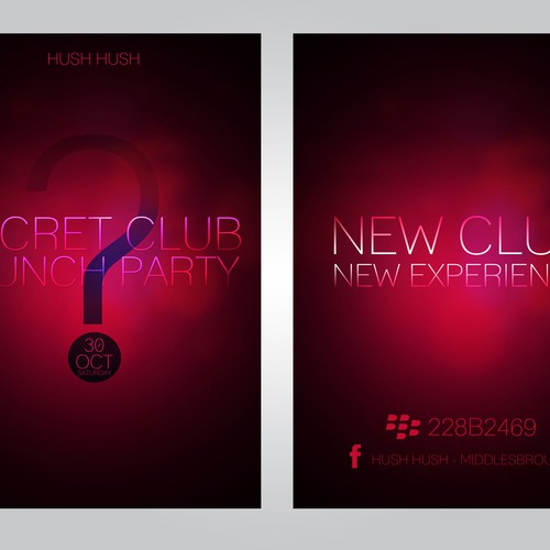Exclusive Secret VIP Launch Party Poster/Flyer Design by abner