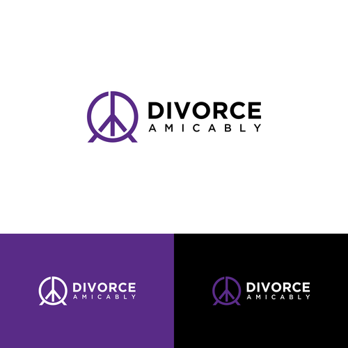 Logo for a new, healthy way for reasonable people to divorce Design by Nozeda