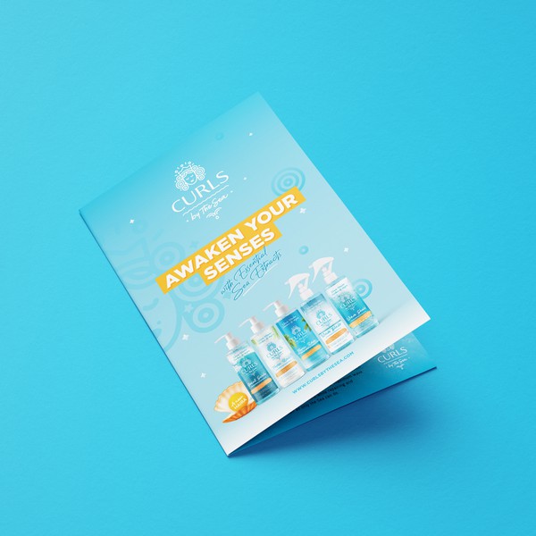 Create a layout for a print product catalog with minimalist style