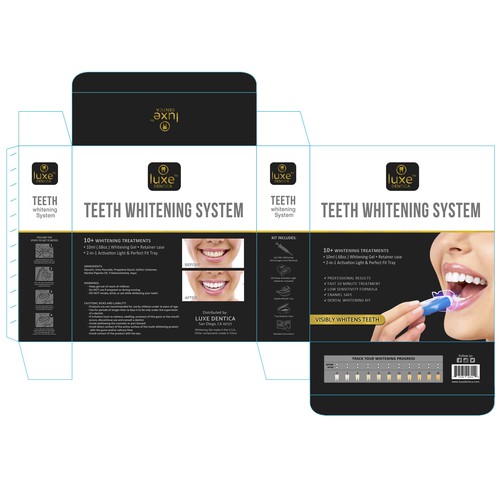 Teeth whitening packaging Design by Fayee