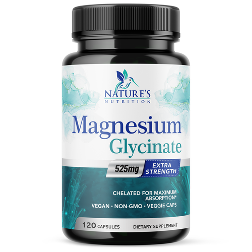 Natural Magnesium Glycinate Design needed for Nature's Nutrition Design by Encephalon™