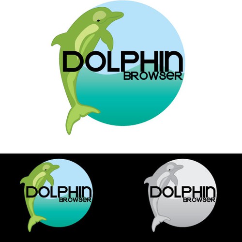 New logo for Dolphin Browser Design por kaye grfx