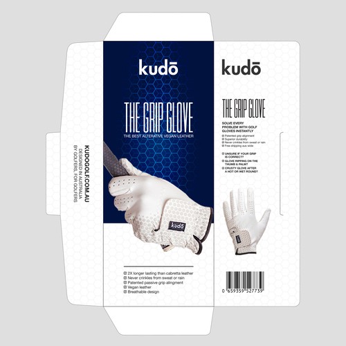Designs Modern Golf glove packaging contest! Product packaging contest