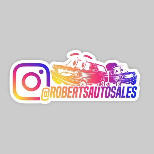 Sticker Logo Instagram