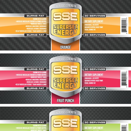 Create a Pre-Workout Label For SSE Diseño de MA©