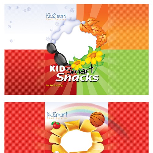 Kids Snack Food Packaging Design by freaky