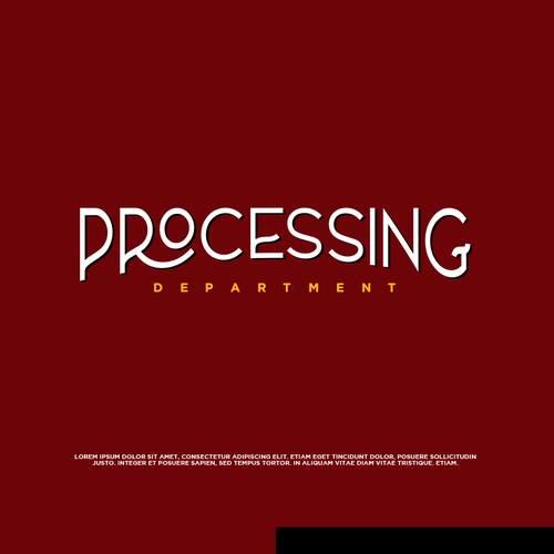 Logo for Processing Department at Frito-Lay, San Antonio TX Diseño de Heberson