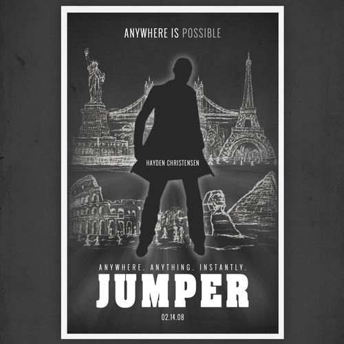 Create your own ‘80s-inspired movie poster! Design by liv_88