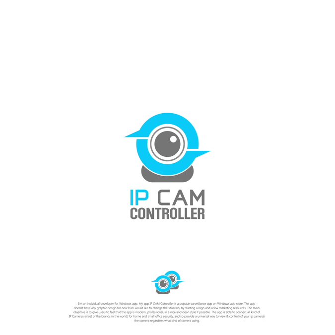 Create logo for an app name IP CAM Controller | Logo design contest