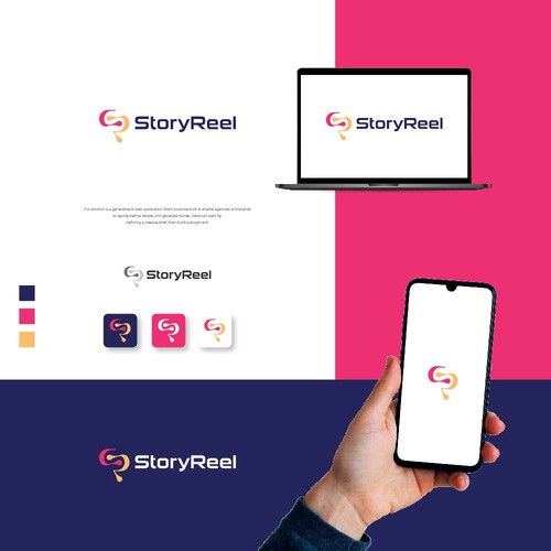 Generative AI storytelling service for creative agencies and brands Design by pixelamazers