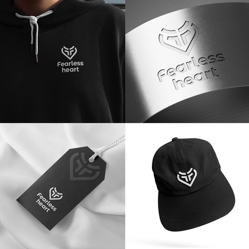 Fearless Heart Logo Contest Design by Half-Tone™