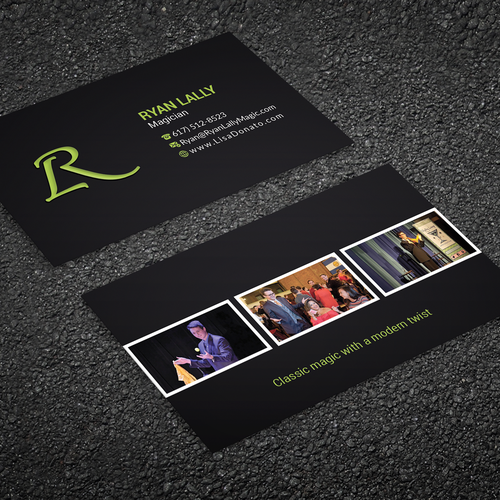 Design a magician's business card Design by Branding_BD