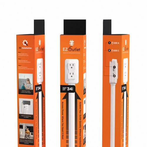 Packaging Design for Electrical Product- additional work for winning designer too Design by Ethos.Creative