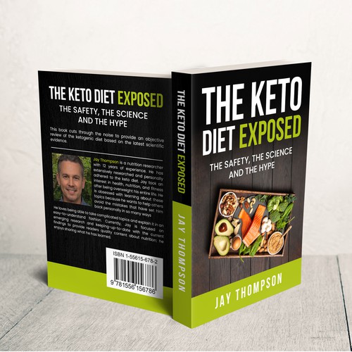Create a cover for a book titled “The Keto Diet Exposed” Design by Zahari Studio