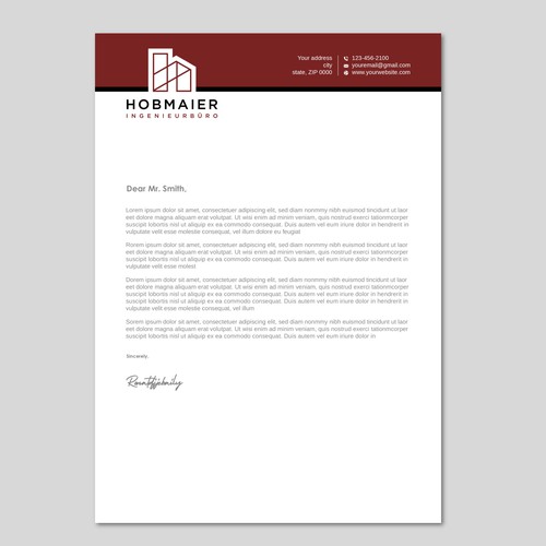 Papelería propuesta en el concurso por LAXMI DESIGNHUB