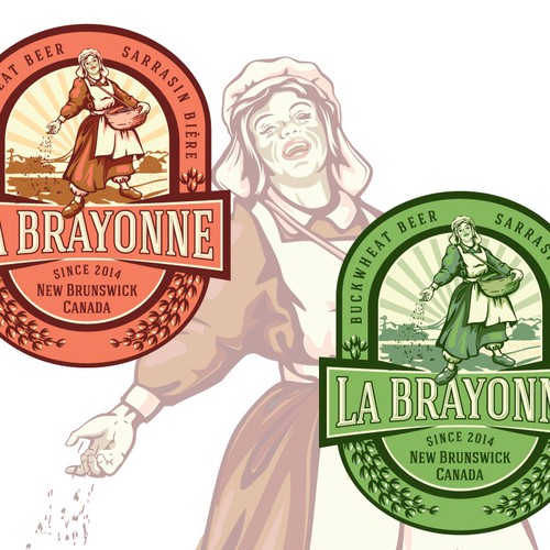 La Brayonne beer tag Design by Freshinnet