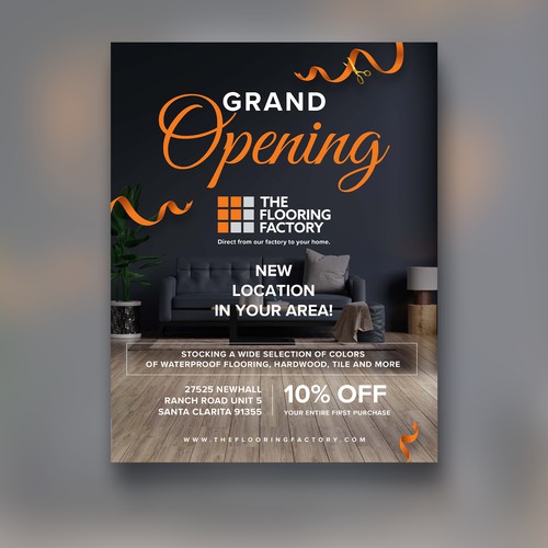 Grand Opening Flyer Design by M A D H A N