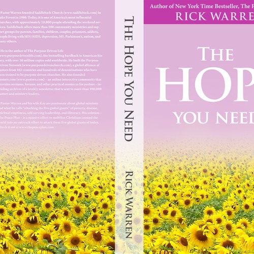 Design Rick Warren's New Book Cover Diseño de Lewis_satini