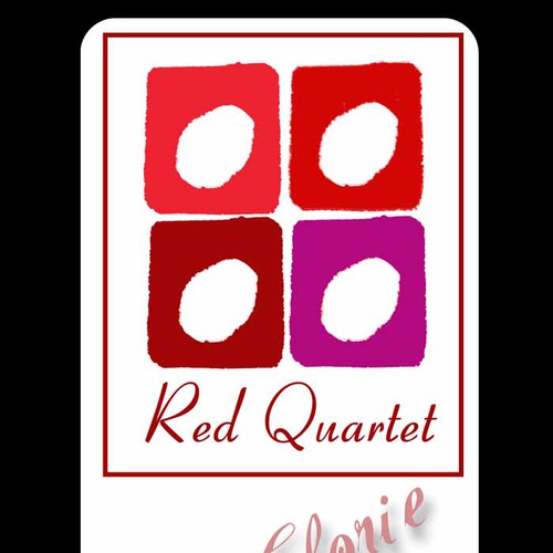 Glorie "Red Quartet" Wine Label Design Ontwerp door delavie