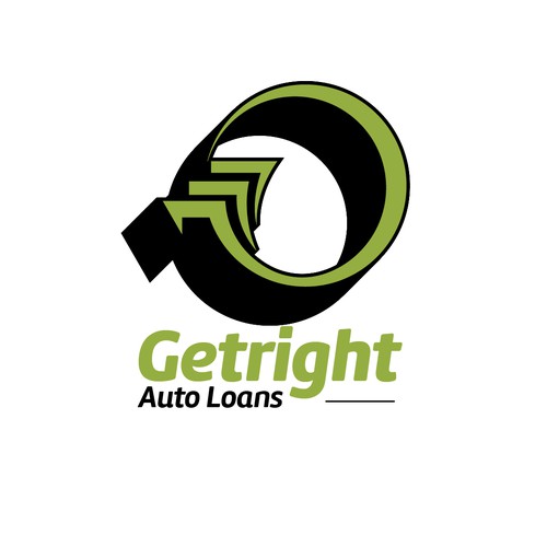 Get Right Auto Loans Logo Design by The Moon Print