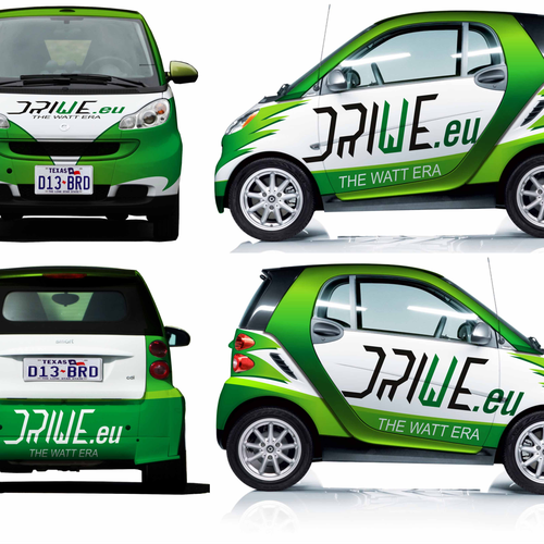 Retrofit Electric car wrapping design Design by TANSA ART