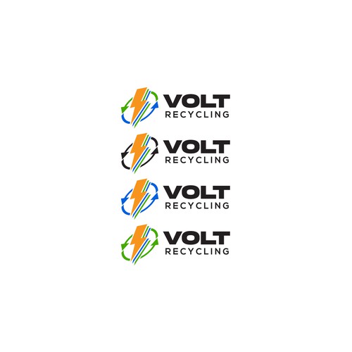 Designs Volt Recycling help save the with an awesome logo