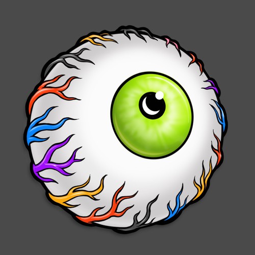 Techno Eyeball Design Design by Abrahamnaji