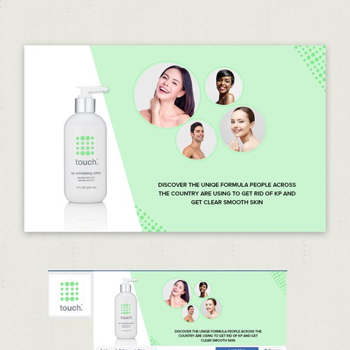 Design by Design Castle✨✨ titled "Design a simple cover for beauty product using provided graphics."