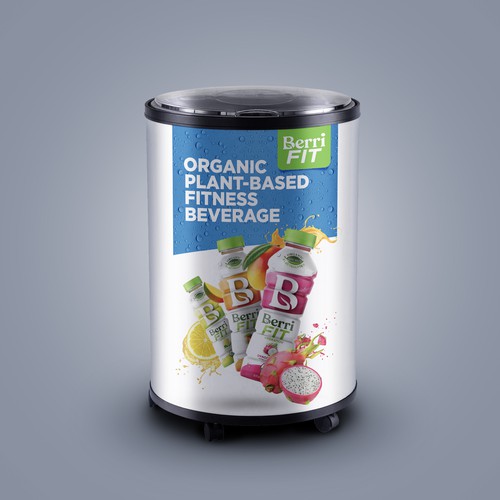 Branded Beverage Cooler Design by sougatacreative