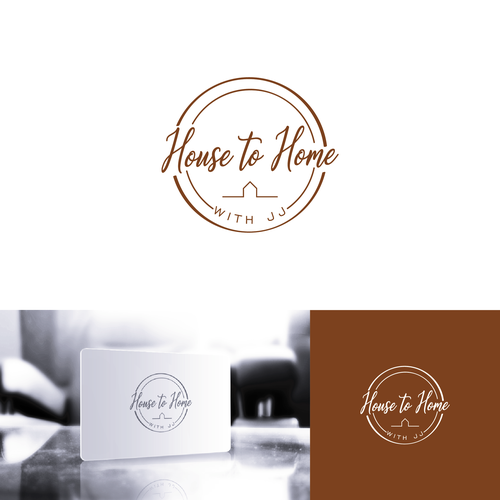 "House to Home with JJ" REAL ESTATE AGENT LOGO!! Design by @Farras