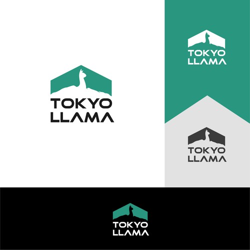 Outdoor brand logo for popular YouTube channel, Tokyo Llama Diseño de Rusmin05