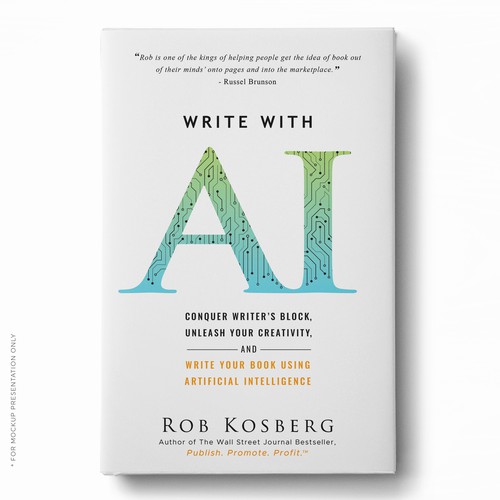 Simple, clean book cover needed for WSJ Author's new book Design by Klassic Designs