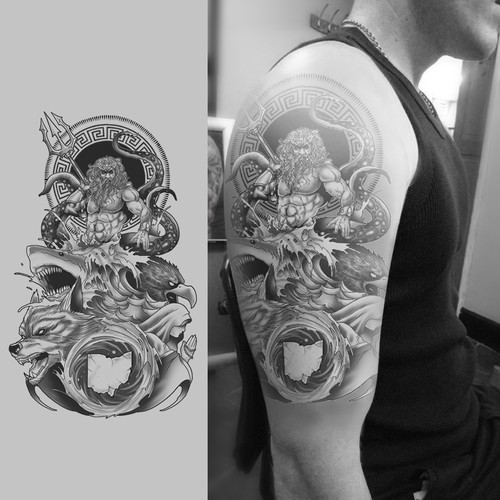 Design An Upper Arm Sleeve (Male) Design by Eko Pratama - eptm99