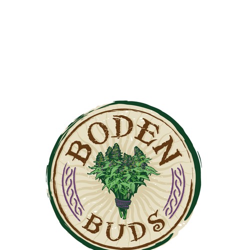 Create old world logo for viking-inspired, medical marijuana farm - "Boden Buds" Design by Mihai Basoiu