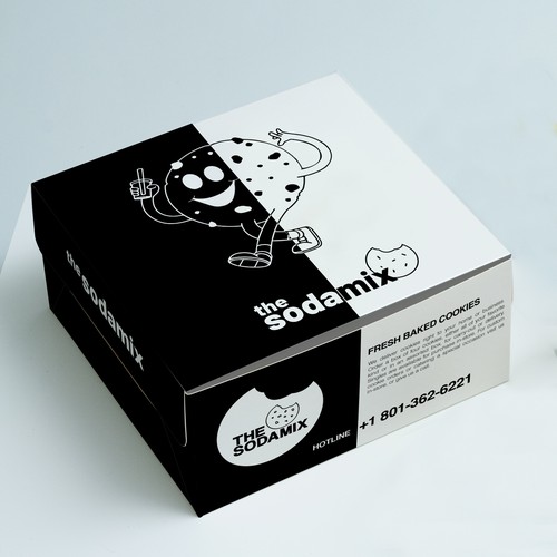 Single Cookie Box Design by Madushantha