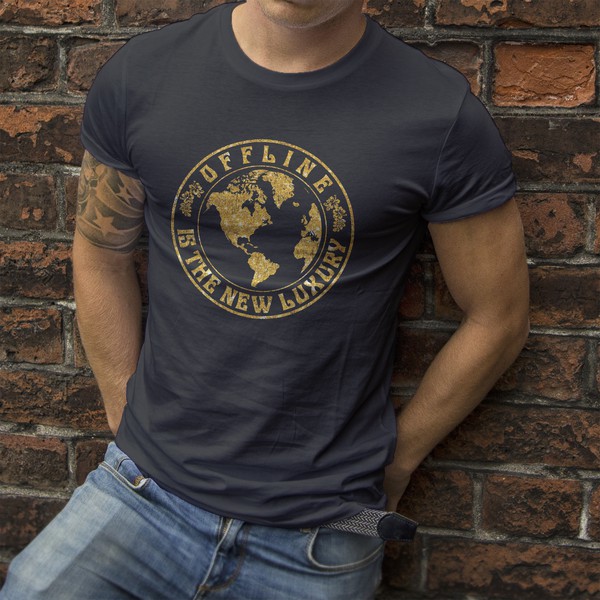Design realizzato da ✫ DR ✫ intitolato "Offline is the new luxury"