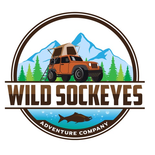 Design a logo for a rooftop tent adventure company in Alaska Design by Design_222