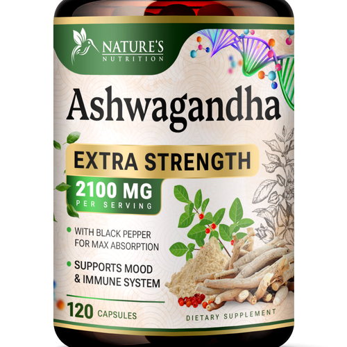 Ashwagandha Design Needed for Nature's Nutrition Design by Studio MH