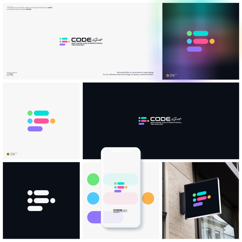 Logo for our newly opened company named CodeArt. Design by lariso™
