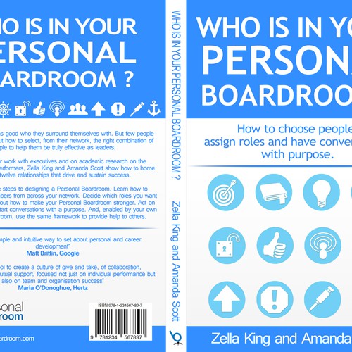 Design a book cover for "Who is in your Personal Boardroom?" Design by arieino