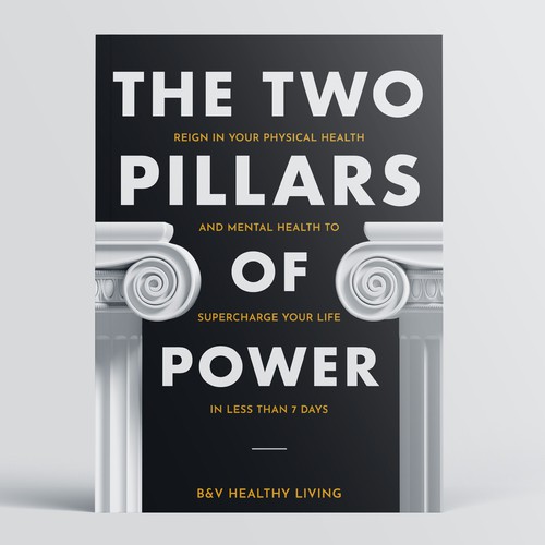 2 Pillars of Power book cover design to grab attention Design by Morten Bredehöft