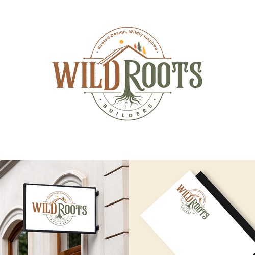 Design di Logo for Wild Roots Builders – Eco-Friendly, Whimsical Outdoor Spaces di websmartusa